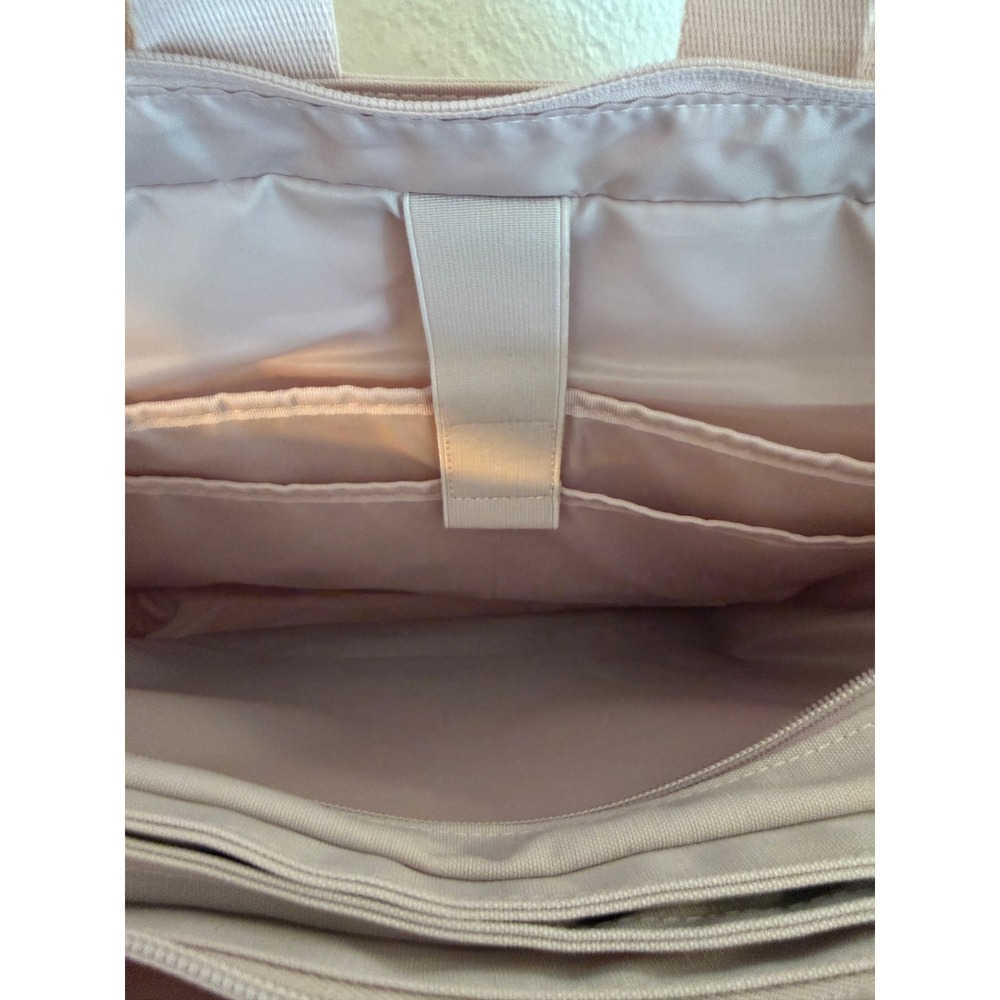 Bagsmart Laptop Tote Bag Lightweight Dusty Rose Pink Padded Sleeve Travel Work - Picture 6 of 11